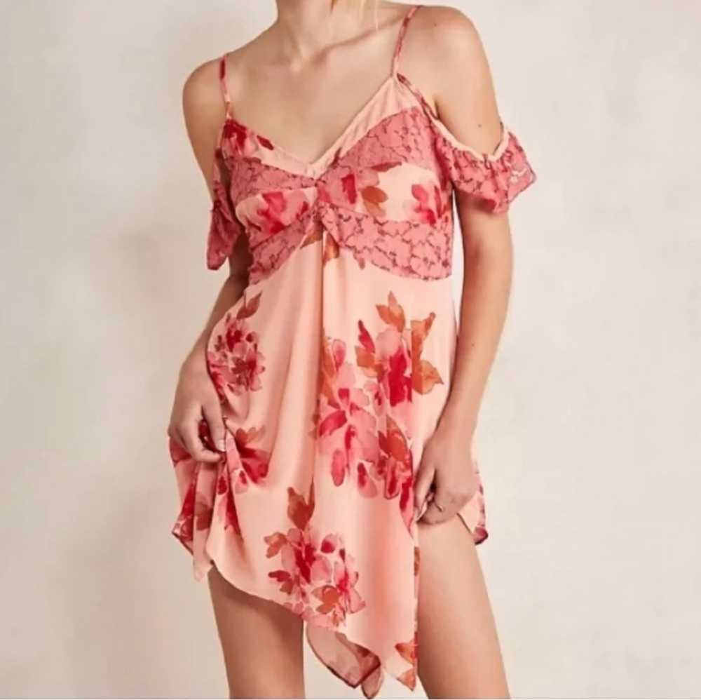 Free People Monday Morning Trapeze Dress Slip Nightgown XS New